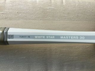 Rare Vintage Kneissl White Star Masters 30 Graphite 4 5/8 Grip Tennis Racquet 8