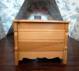Rare Vintage Tynietoy Empire Bureau Dresser Dollhouse Miniature