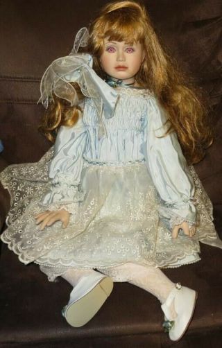 Nola Trollip 31 " Porcelain Doll " Birdie " Rare Vintage Designer Guild Le 48/2000