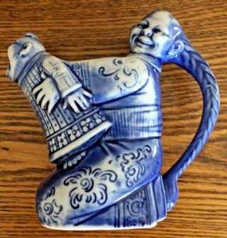 Rare Vintage Porcelain Schafer & Vater Creamer (Chinese Inspired) 7