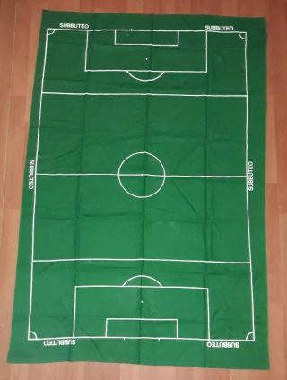 Subbuteo Set M C109: Green Baize Playing Pitch Cloth Rare Football Accessories R