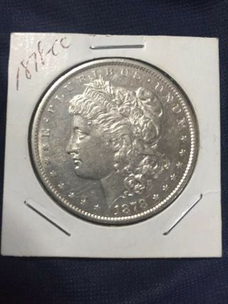1878 - Cc $1 Morgan Silver Dollar Rare Key Date 1 Day