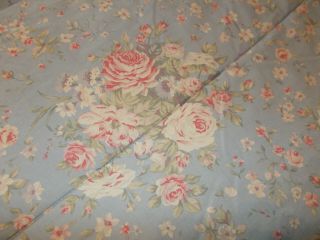 Set 3 Rare Ralph Lauren Shelter Island Blue Floral King Comforter 2 Pillowcase