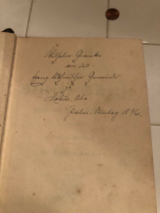 Antique 1895 German Bible Die Bibel Heilige Schrift Old Leather RARE 3