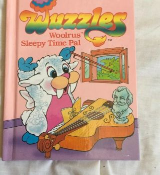 Vintage Wuzzles Book Woolrus Sleepy Time Pal Collector Series 2 Hc Euc Rare