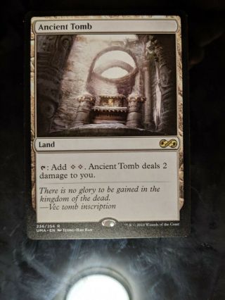 1x Ancient Tomb Mtg Ultimate Masters Nm English