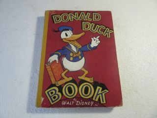 Rare 1937 Donald Duck Book By Walt Disney.  Birn Bros.  Ltd.  England.