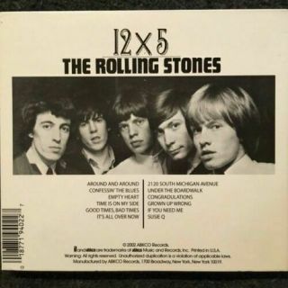 Rolling Stones 12 X 5 Dsd Remastered 2002 Rare Audiophile Remaster