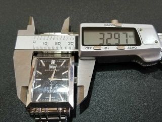 Burberry Heritage BU1320 SWISS Quartz Black Wrist Watch Collectible Rare 7