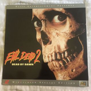 Evil Dead 2: Dead By Dawn Laserdisc Widescreen Special Edition Rare Blood Red Ed