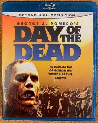 George A Romeros Day Of The Dead 1985 Blu Ray Rare Oop World Wide