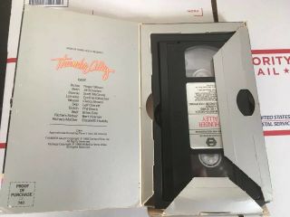 Thunder Alley 1985 Leif Garrett Rock n Roll drama MGM Video RARE OOP VHS Tape 2