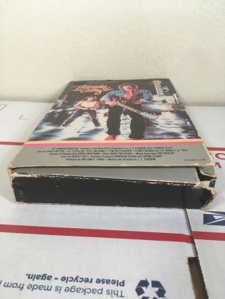 Thunder Alley 1985 Leif Garrett Rock n Roll drama MGM Video RARE OOP VHS Tape 5