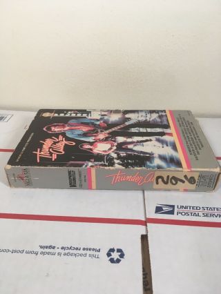 Thunder Alley 1985 Leif Garrett Rock n Roll drama MGM Video RARE OOP VHS Tape 6