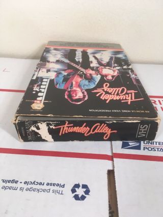Thunder Alley 1985 Leif Garrett Rock n Roll drama MGM Video RARE OOP VHS Tape 7