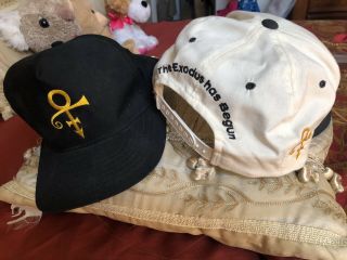 Rare Prince Symbol And NPG Hats.  Qty 2 2
