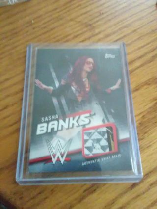 Sasha Banks 2016 Womens Evolution multi Color Relics /50 /25 /10 Rare SSP WWE 6