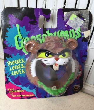Rare Vintage 1990’s Goosebumps Shocker Locker Cover Toy/accessory In Package