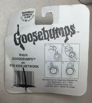Rare Vintage 1990’s Goosebumps Shocker Locker Cover Toy/accessory In Package 4