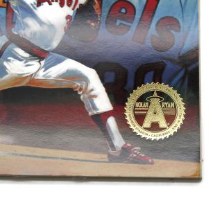 Nolan Ryan Rare Angels Hall of Fame Commemorative Legends Sports Baseball Issue 2