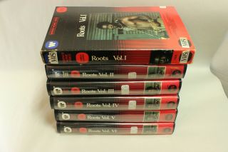 Roots Vhs Vol Volumes 1 - 6 I Ii Iii Iv V Vi Rare Warner Home Video 1977 Wolper