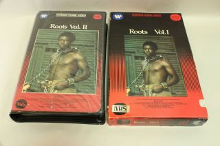 Roots VHS vol Volumes 1 - 6 I II III IV V VI Rare Warner Home Video 1977 Wolper 2