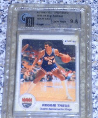 Very Rare 1984 85 Star Basketball Team Bag Sacramento Kings Global 9.  5 Gem