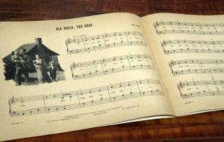 Walt Disney ' s The Ballad of Davy Crockett Sheet Music Rare Vintage Disneyland 4