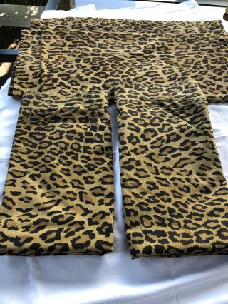 Ralph Lauren Aragon King Size Shams Htf Rare Leopard Medieval & 2 Standard