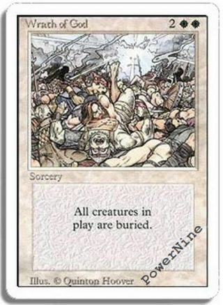 1 Played Wrath Of God - White Revised 3rd Edition Mtg Magic Rare 1x X1
