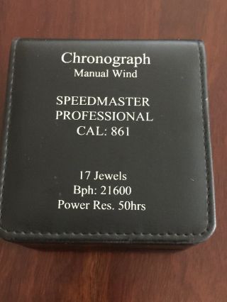 Very Rare Vintage Omega Speedmaster Box for Speedmaster Cal: 861 5