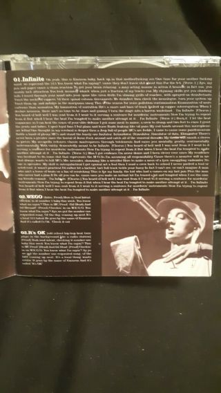 Eminem Infinite Silver factory pressed booklet includes all lyrics rare 4