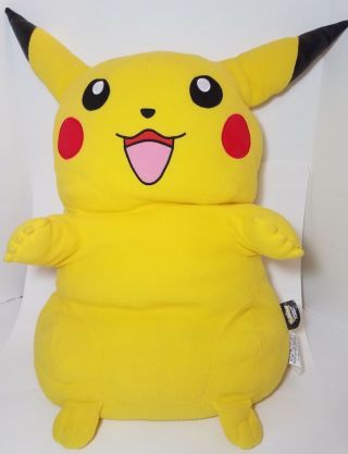 Rare Htf Nintendo Pokemon Pikachu Large Pillow Pal Toy Plush 26 " Life Size