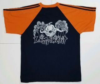 Vintage Limp Bizkit T Shirt Mens No Size Tag Embroidered V Neck 1990s Very Rare
