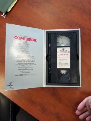 Eric Burdon in Comeback (VHS) - MGM Videocassette VERY RARE 5