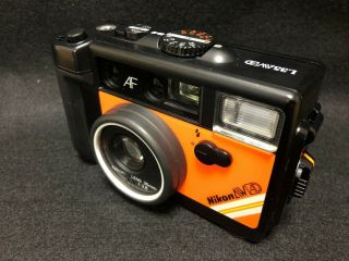 【RARE N,  Mint】 NIKON L35 AW AD Orange Underwater Film Camera 35mm From Japan 2