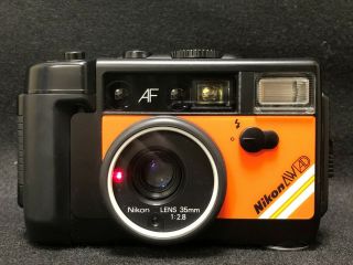【RARE N,  Mint】 NIKON L35 AW AD Orange Underwater Film Camera 35mm From Japan 4