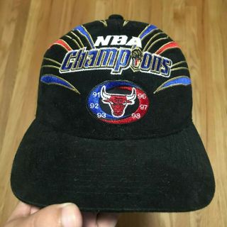 Vintage Starter Chicago Bulls 1998 Championship Snapback Hat Nba Basketball Rare