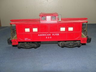 American Flyer 930 Illuminated Caboose.  " Rare Early 1950 