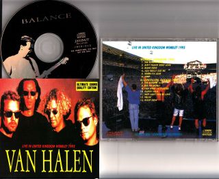 Van Halen - Live In United Kingdom Wembley & Chicago 1995 Cd Rare David Lee Roth