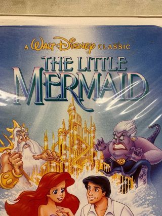 VHS Walt Disney ' s Rare Banned cover Black Diamond The Little Mermaid 1990 2