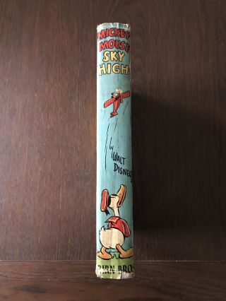 Vintage Extremely RARE MICKEY MOUSE SKY - HIGH Book 1937 - 99p Start 4