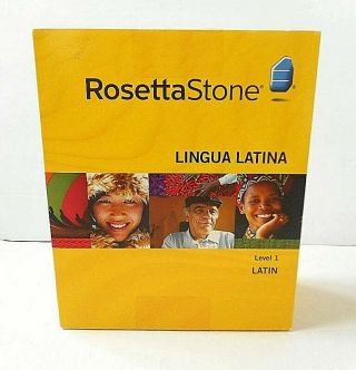 Rosetta Stone V3: Latin Level 1 With Audio Companion Rare