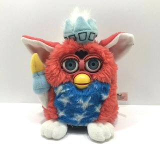 Limited Edition Kb Toys Furby Statue Of Liberty Patriotic Rare Kay Bee