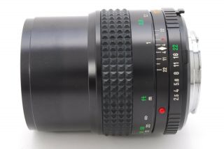 [Rare Exc,  ] Minolta MD Tele Rokkor 100mm f/2.  5 MF Lens w/ Hood From Japan 5