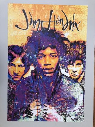Jimi Hendrix,  By Gered Mankowitz,  Extremely Rare Authentic 1993 Poster