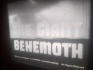 8 Film The Giant Behemoth (1959) Rare 200ft Reel 4