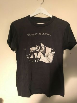 Velvet Underground Rare T Shirt Punk Lou Reed
