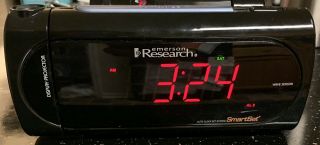 Emerson Smartset Projector Clock/radio Cks3095b Research Auto Set System Rare