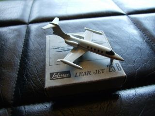 Schuco Lear Jet 25b - Vintage Diecast - W Germany - Aircraft - W/ Box - Rare